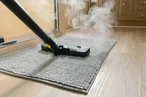 Floor mat cleaning
